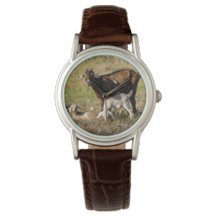 Momma & Baby Goats - Wählen Sie bei der Bestellun Armbanduhr