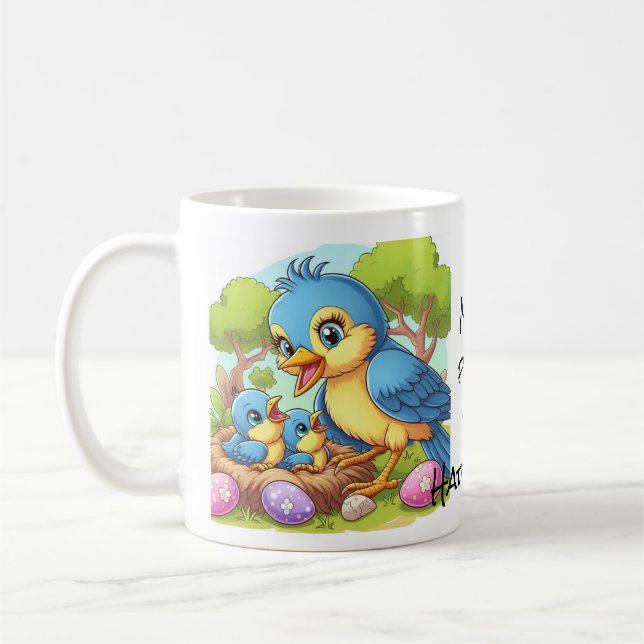 Momma Bird Muttertag Kaffeetasse (Links)