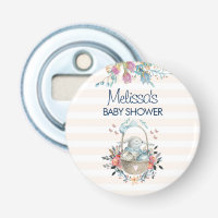 Momma Bunny in Basket & Tulip Florals Baby Dusche
