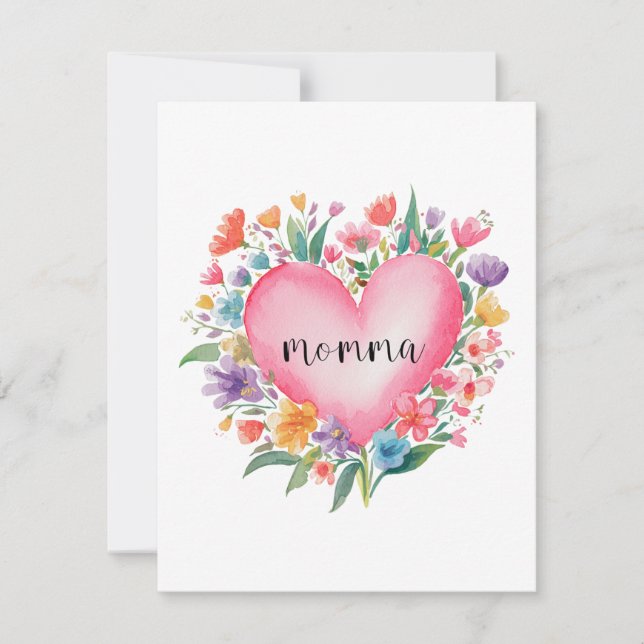 Momma Card Feiertagskarte (Vorderseite)