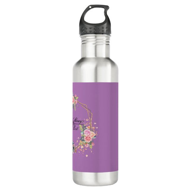 Momma Connaît Bouteille D'Eau, Acier Inoxydable, 2 (Devant)
