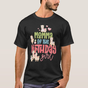 Momma Geburtstags Mädchen Lama Party Fiesta Llamaz T-Shirt
