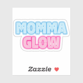 Momma Glow Aufkleber