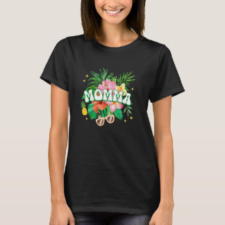 Momma Hawaii Birthday Party Family Aloha Hawaiian T-Shirt