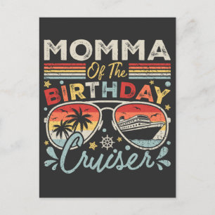 Momma of the Birthday Cruiser Vacation Postkarte
