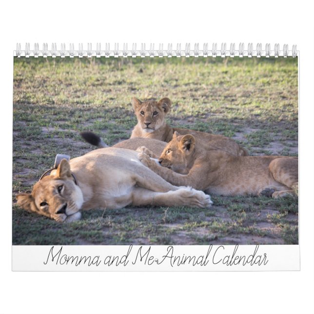 Momma und ich Tierkalender Kalender (Titelbild)