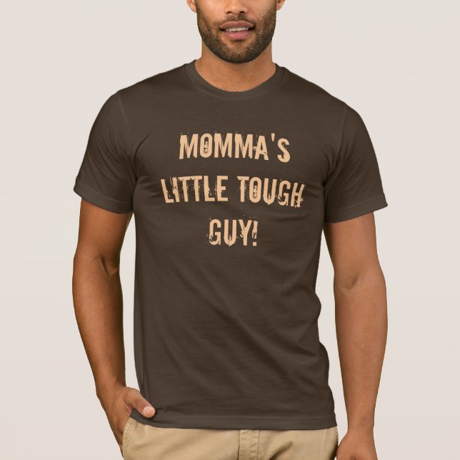 Mommas Junge T-Shirt (Vorderseite)