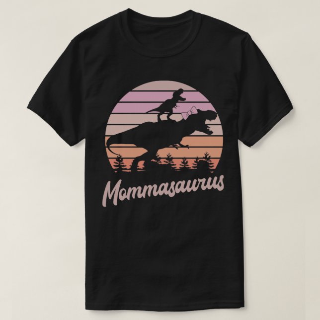Mommasaurus TRex Dinosaur T-Shirt (Design vorne)