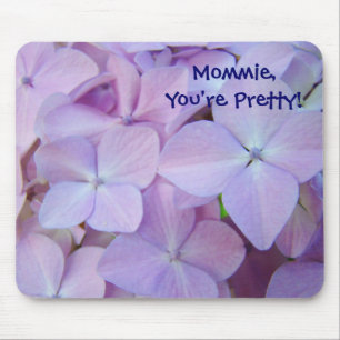 Mommie, du bist hübsch! Mauspad Floral Lila