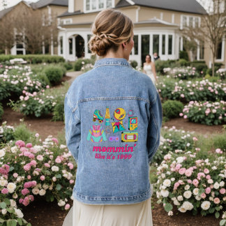 Mommin' Like It's 1999 - Funny Y2K/90s Ästhetik Jeansjacke