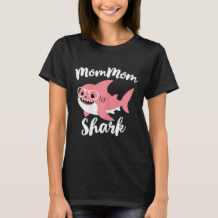 Mommom Shark Mother's Day Oma Funny Mama-Mom T-Shirt