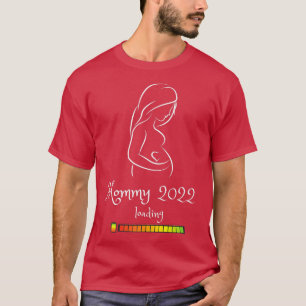 Mommy 2022 Laden Schwangerschaft Ankündigung schwa T-Shirt