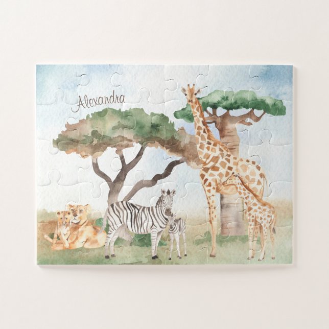 Mommy and Baby African Animals (Horizontal)