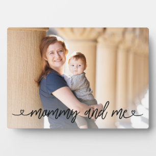 Mommy and Me Hört Personalisiertes Foto Plaque Fotoplatte