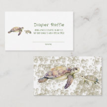 Mommy and Me Sea Turtles Diaper Raffle