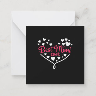 Mommy Art Best Mimi Ever Mitteilungskarte