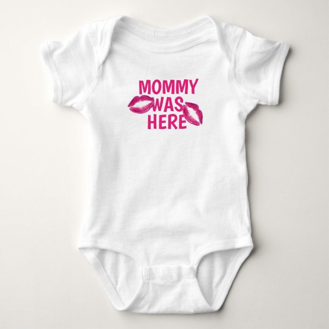 Mommy - Baby Jersey Bodysuit Strampler (Vorderseite)