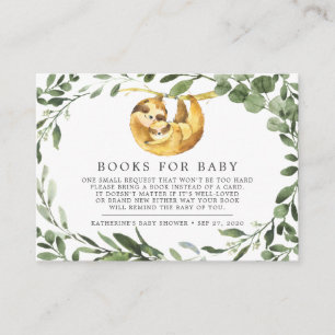 Mommy Baby Sloth Bücher für Baby Showcard Begleitkarte