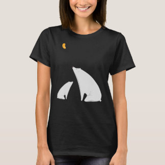 Mommy Bear Mandarin Moon Polar Bär Pop Art Christ T-Shirt