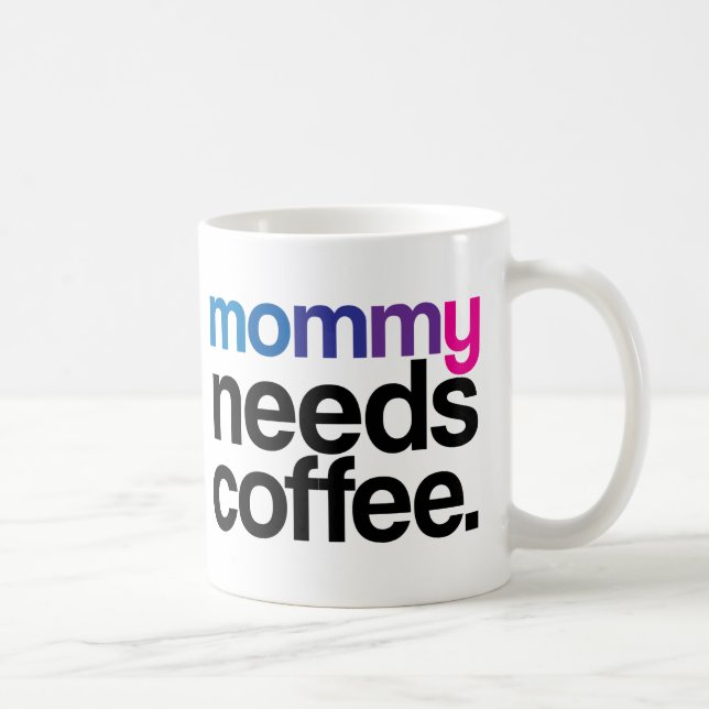 Mommy braucht Kaffee Kaffeetasse (Rechts)