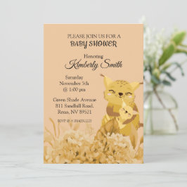 Mommy Cat Liebe Kinderdusche Einladung