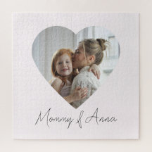 Mommy Custom Name & Photo Puzzle