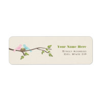 Mommy & Daddy Birds Green Egg Baby Dusche