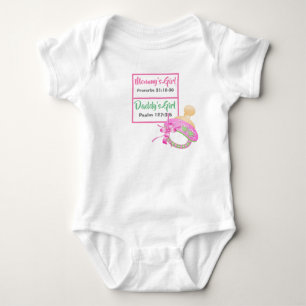 Mommy & Daddy's Girl (Scriptures Bodysuit Baby Strampler