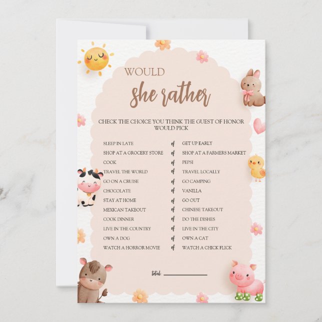 Mommy eher Baby Shower Game Card Einladung (Vorderseite)