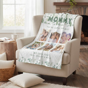 Mommy einfach die beste FotoCollage Personalisiert Fleecedecke