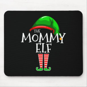 Mommy Elf Family Matching Group Weihnachts-Mama Mousepad