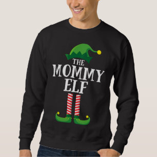 Mommy Elf Matching Family Group Weihnachts-Party Sweatshirt