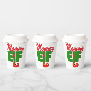 Mommy Elf Pappbecher