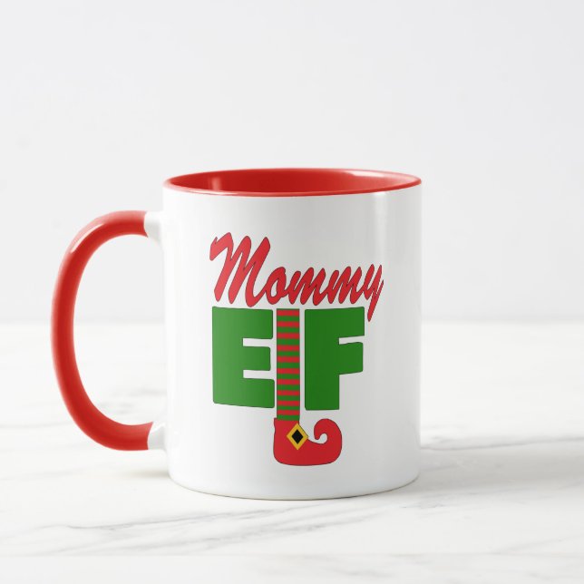 Mommy Elf Tasse (Links)