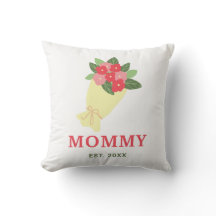 Mommy etabliert seit Floral Bouquet Niedlich