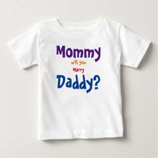 Mommy heiratet Papa Baby T-shirt