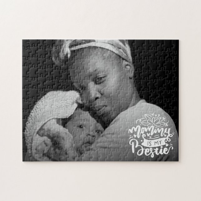 Mommy is My Bestie Foto Quote Letter Overlay J (Horizontal)