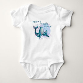 Mommy is my safe shore - baby bodysuit baby strampler