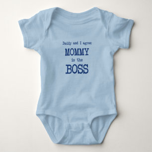 Mommy ist der Boss Baby Strampler