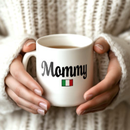Mommy Italian Flag Mug