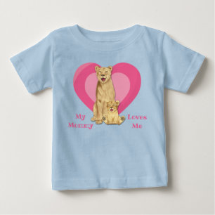 Mommy Lieben Me Lion Baby T-shirt