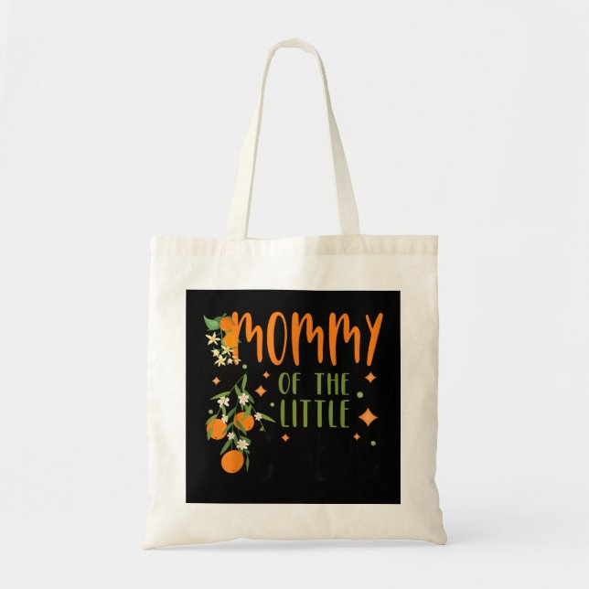 Mommy Little Süsse Baby Shower Orange 1. Geburtsta Tragetasche (Vorne)