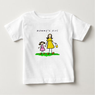 Mommy & Me (Brünett mit Titel) Baby T-shirt