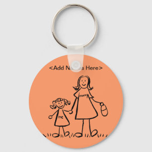 Mommy & Me Schlüsselanhänger (Option Namen anpasse