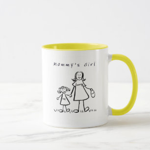 Mommy & Me Tasse (Zeichnend mit Titel)