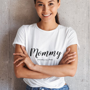 Mommy   Moderne Mama Kinder heißen Muttertag T-Shirt