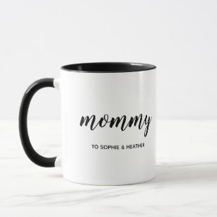 Mommy   Moderne Mama Kinder heißen Muttertag Tasse