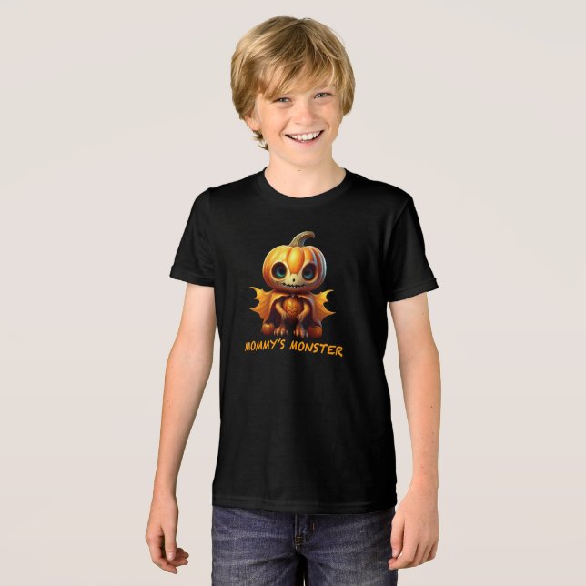 Mommy-Monster Tri-Blend Shirt (Vorderseite voll)