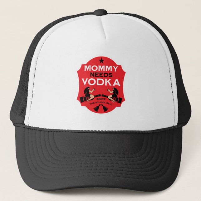 Mommy Needs Vodka Truckerkappe (Vorderseite)