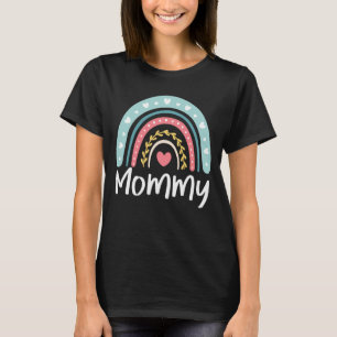 Mommy Niedliche Mama Familie Matching Rainbow T-Shirt